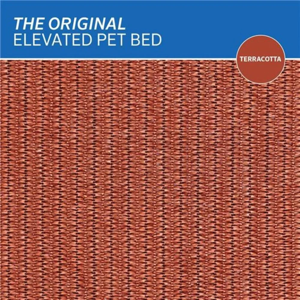 The Original Cooling Elevated Dog Bed, Indoor and Outdoor, Medium, Terracotta